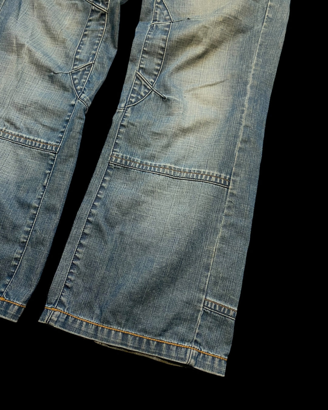 No Faith type Raw Denim