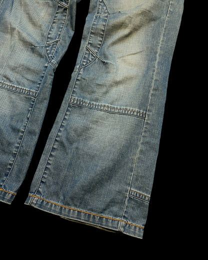 No Faith type Raw Denim