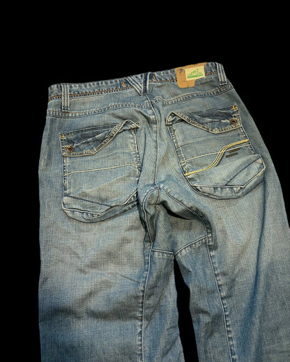No Faith type Raw Denim