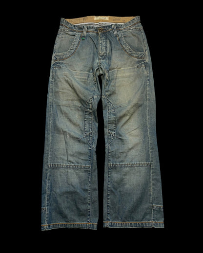 No Faith type Raw Denim