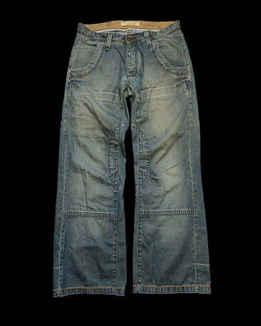 No Faith type Raw Denim