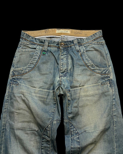 No Faith type Raw Denim