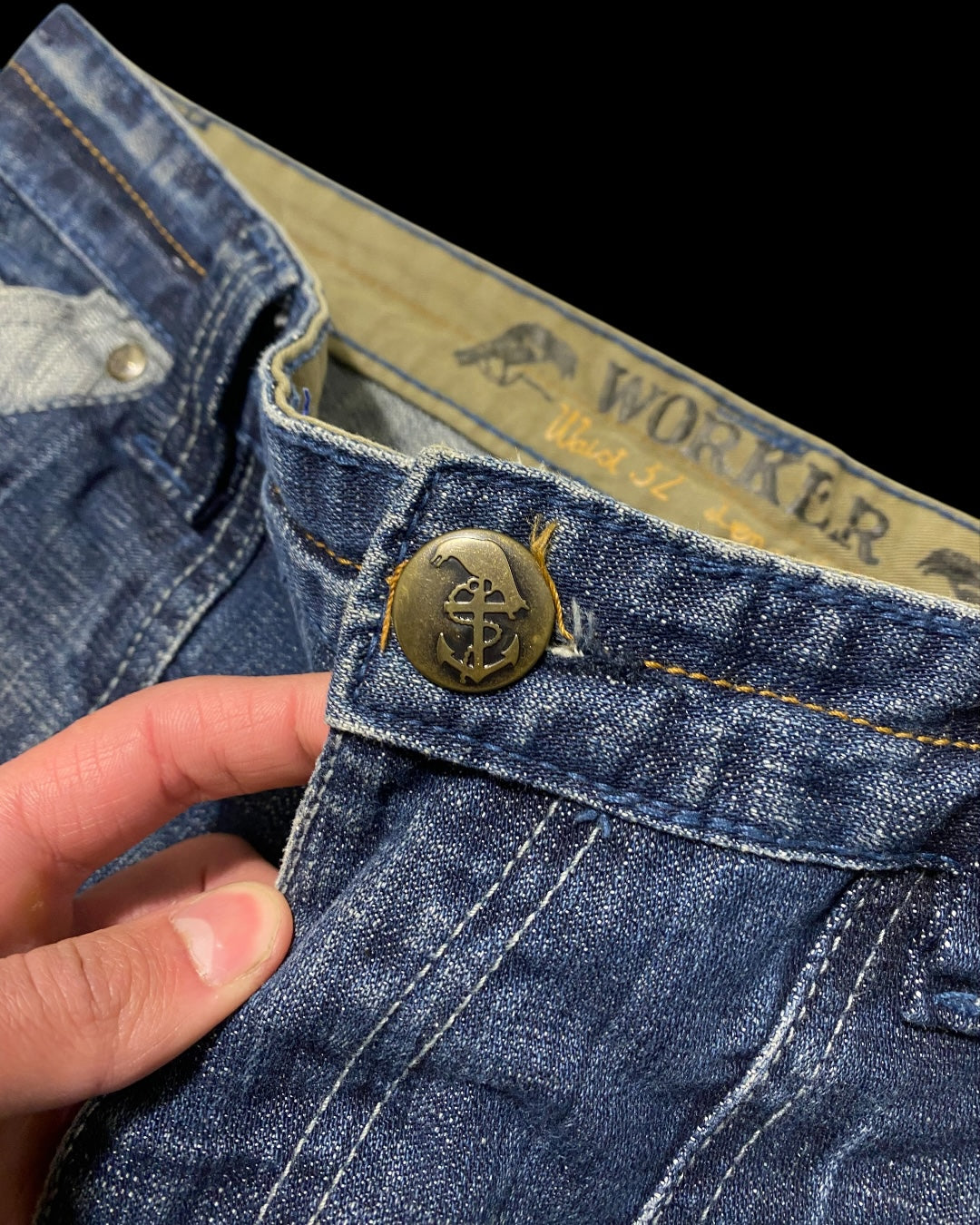 Baggy Work Raw Denim