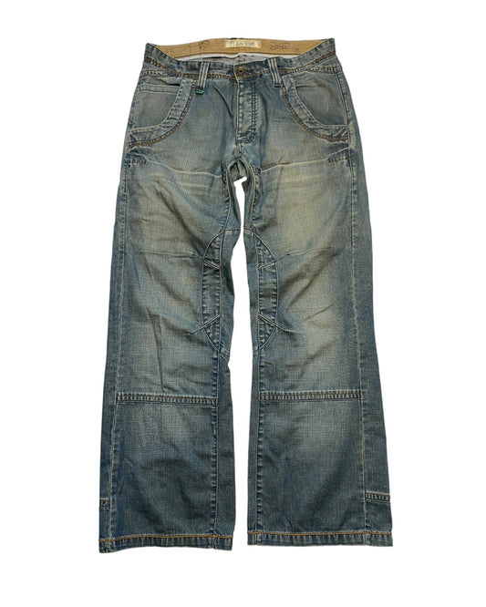 No Faith type Raw Denim