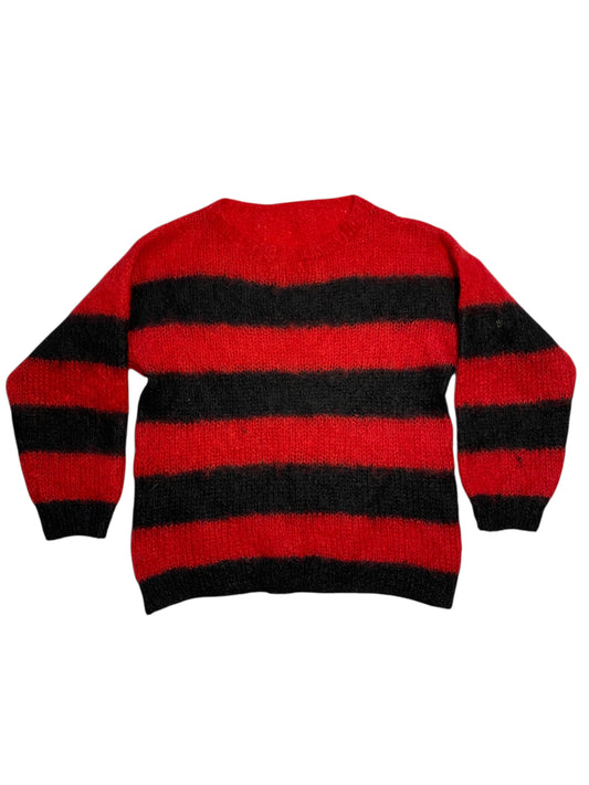 Stripped Mohair Sweater